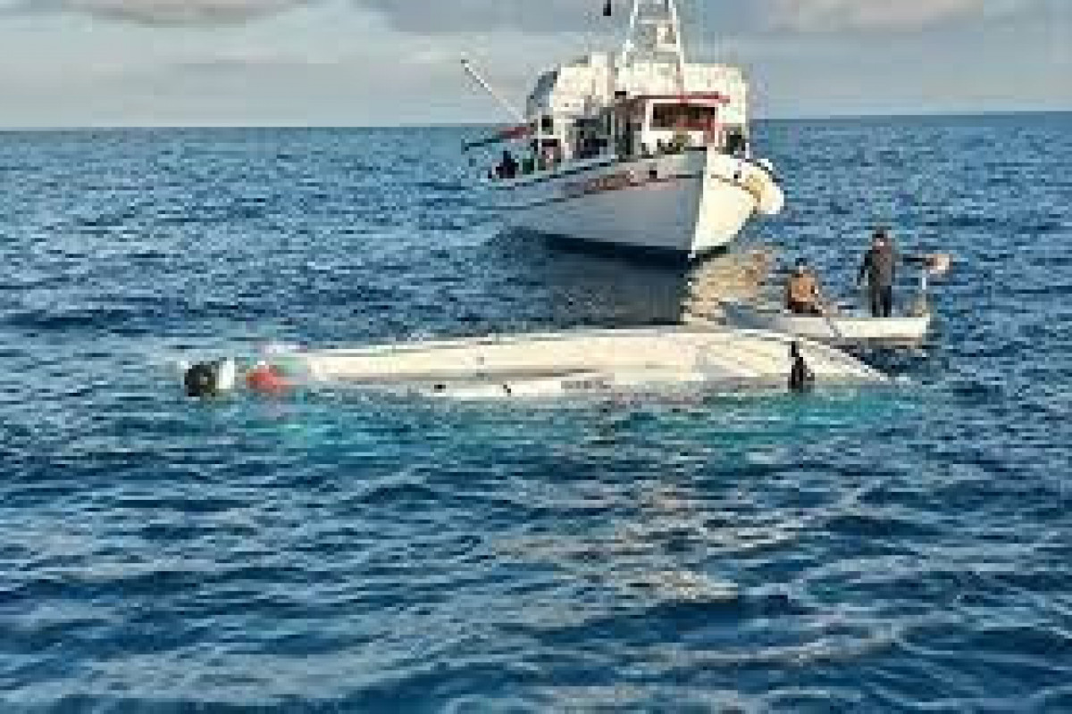 Migrant boat carrying 45 people sinks south of Turkey