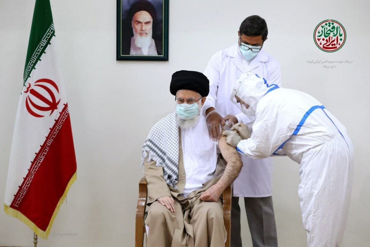 Supreme Leader of Iran receives 2nd dose of Iranian COVID vaccine