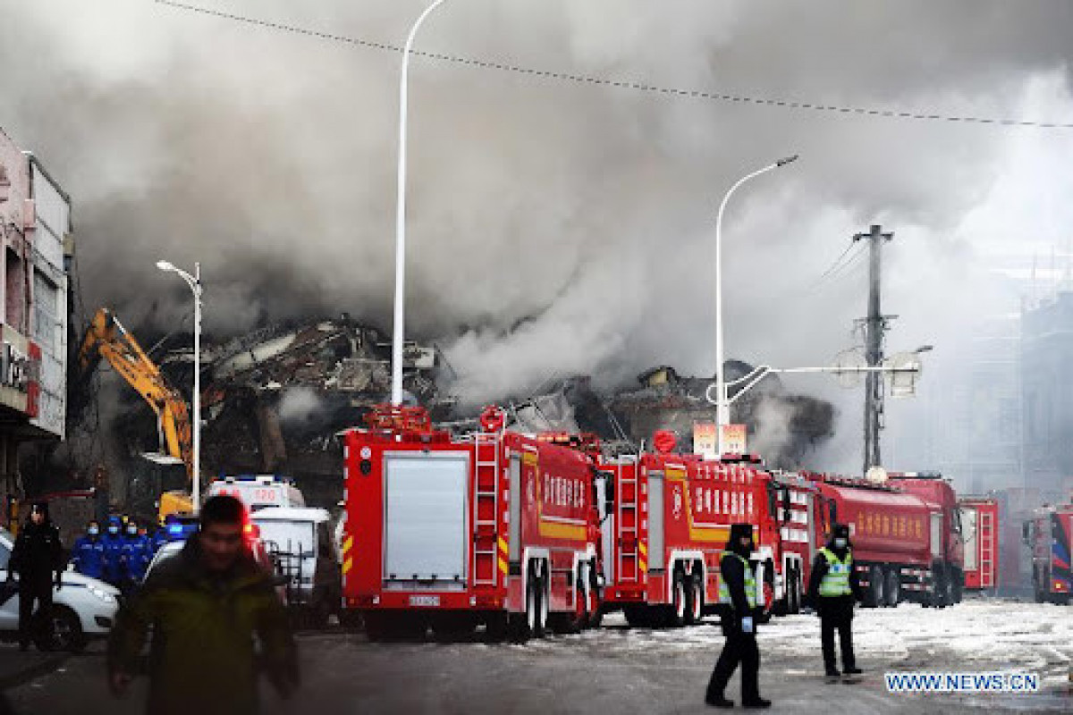 14 dead, 26 injured in warehouse fire in northeast China