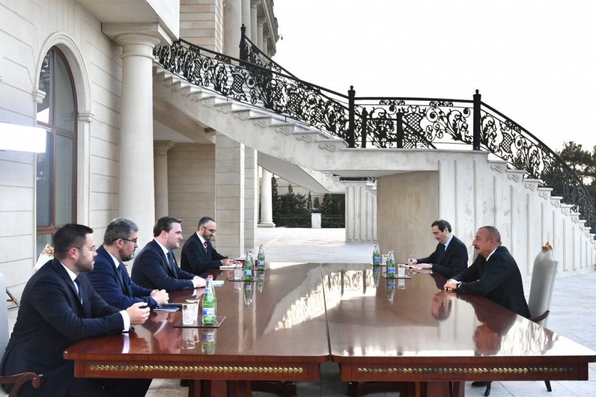 President Ilham Aliyev received delegation led by Serbian Foreign Minister