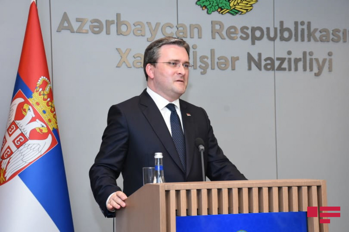 Serbian Foreign Minister Nikola Selakovich