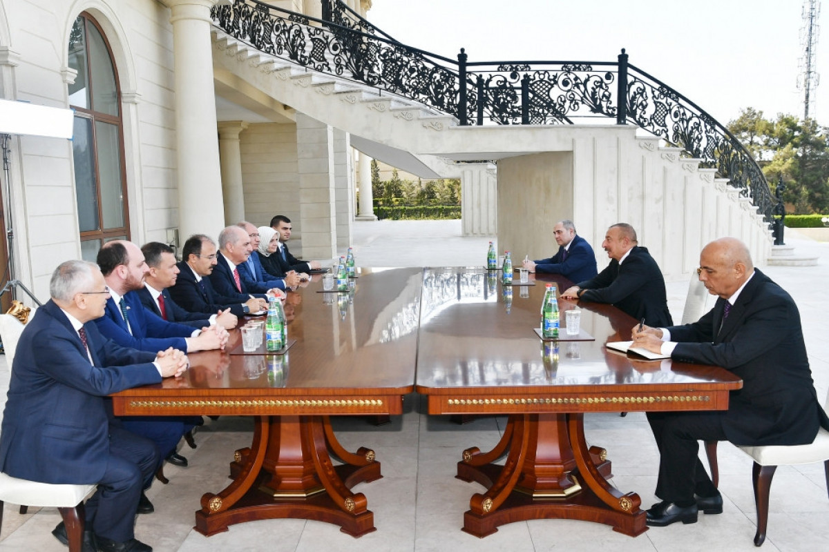 Azerbaijani President received first deputy chairman of Turkey’s Justice and Development Party