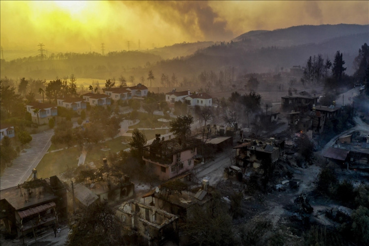 Forest fires in Turkey