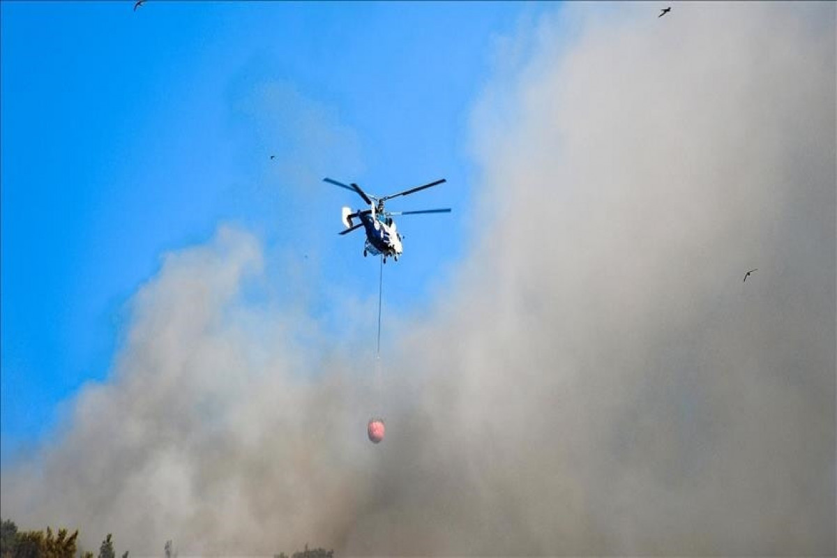 Forest fires in Turkey
