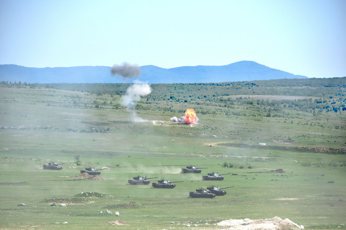 Azerbaijani servicemen participate in exercises in Turkey
