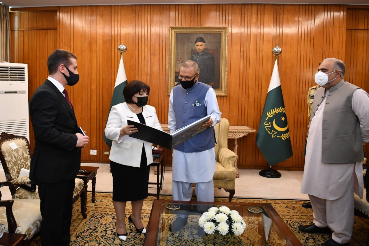 Pakistani President Arif Alvi