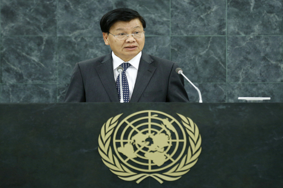 President of Lao congratulated Azerbaijani President