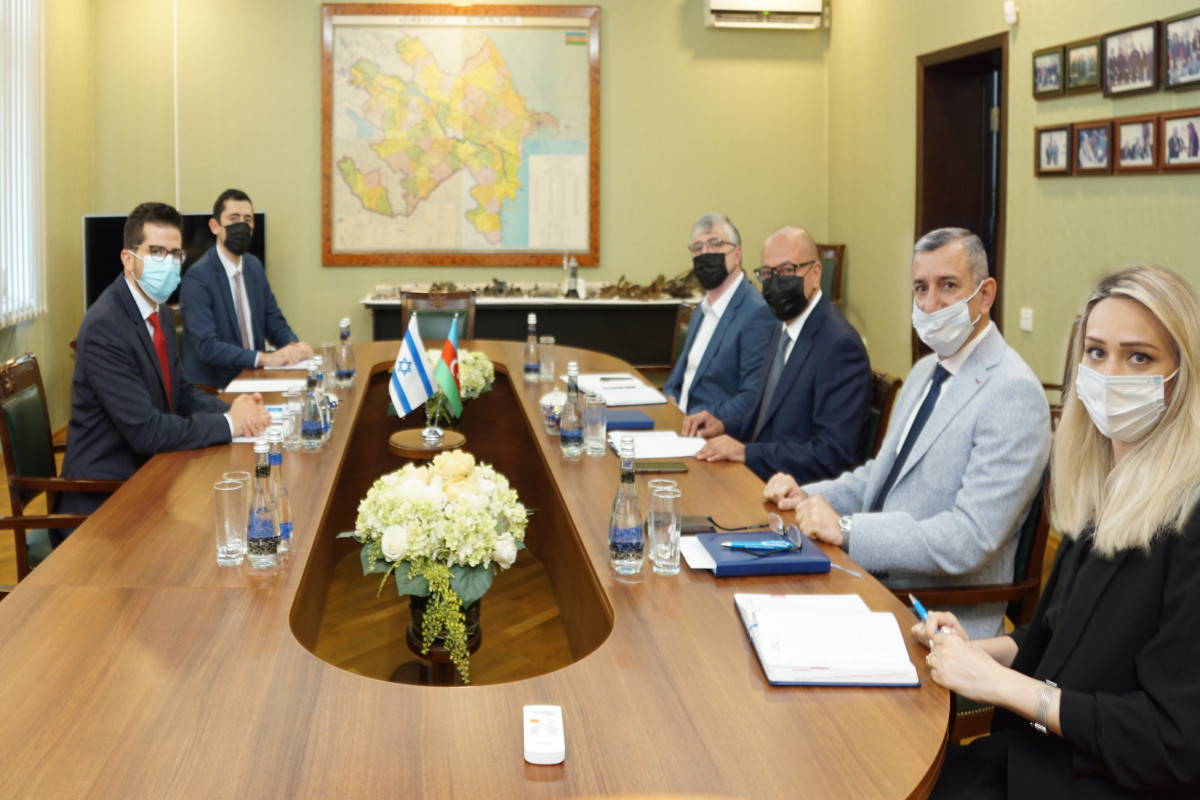 sraeli ambassador George Deek in Mine Action Agency of the Republic of Azerbaijan (ANAMA)