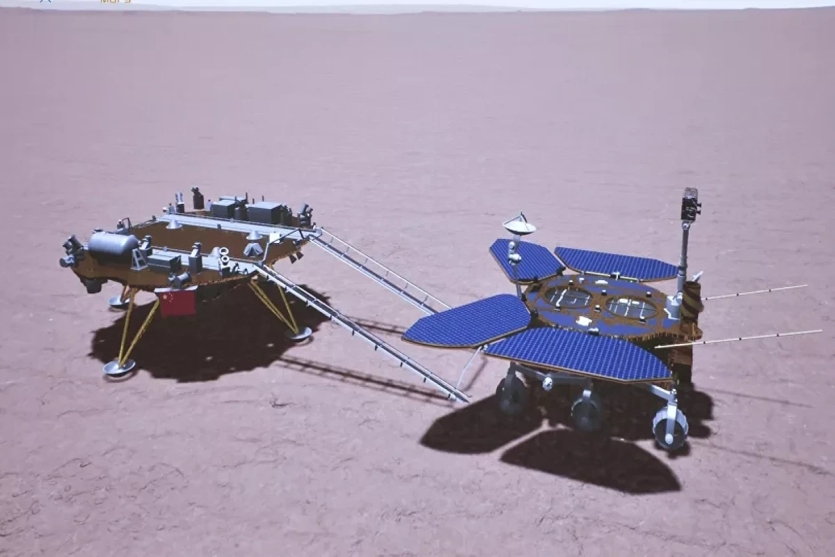 China releases Mars images taken by Zhurong Rover-PHOTO 
