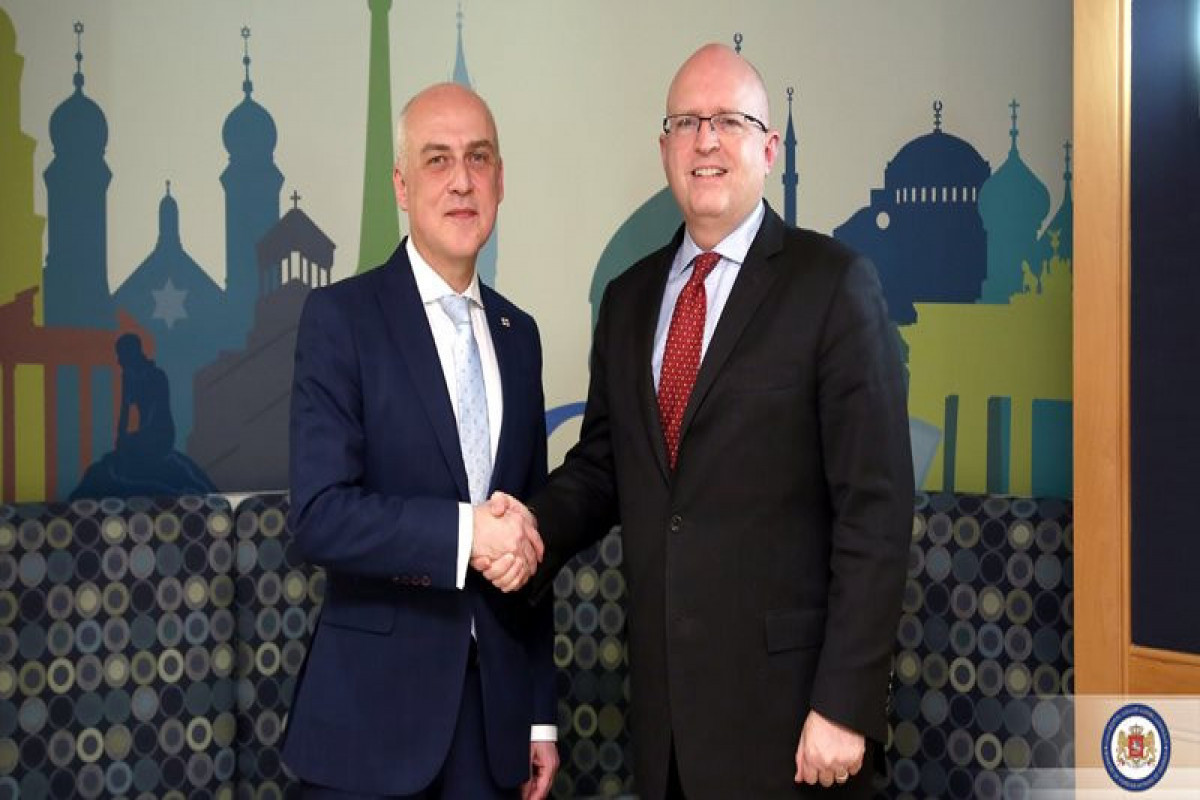  Philip Reeker discusses security issues in Southern Caucasus with Georgian FM