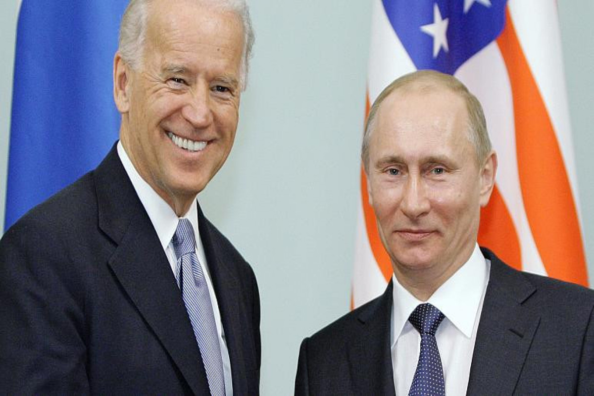 Vladimir Putin  and Joe Biden