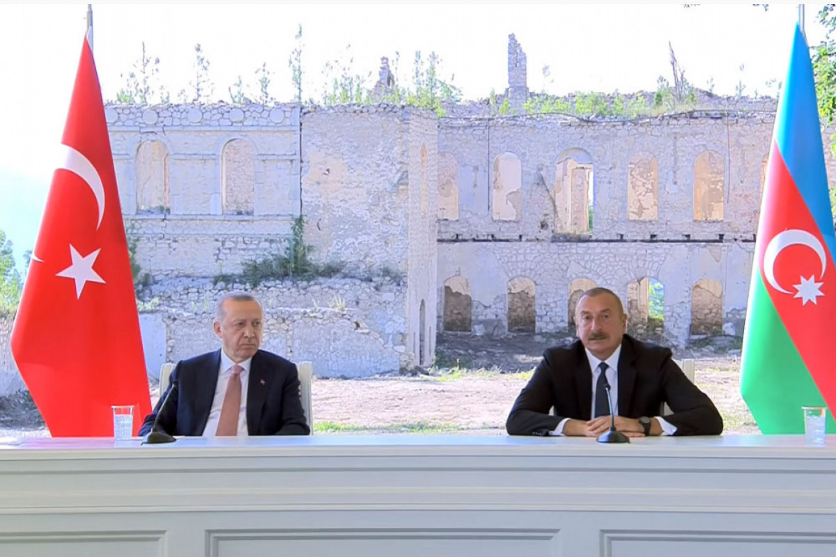 Azerbaijani and Turkish presidents