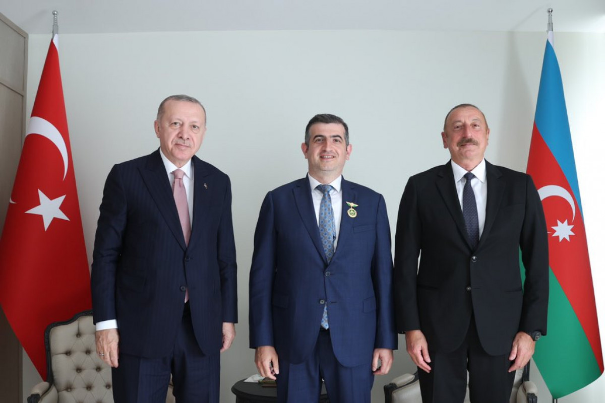 Recep Tayyip Erdogan, Lutfi Haluk Bayraktar, Ilham Aliyev
