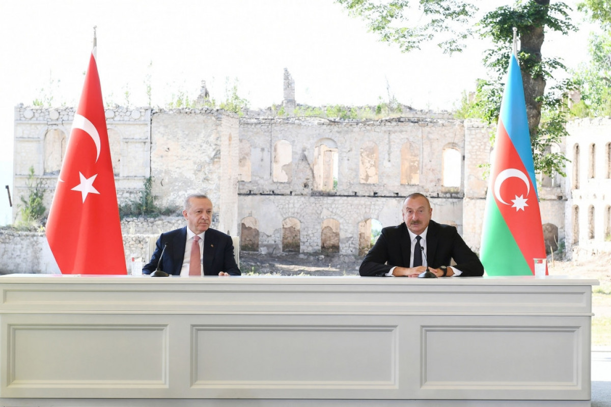 Azerbaijani, Turkish presidents made press statements-UPDATED 