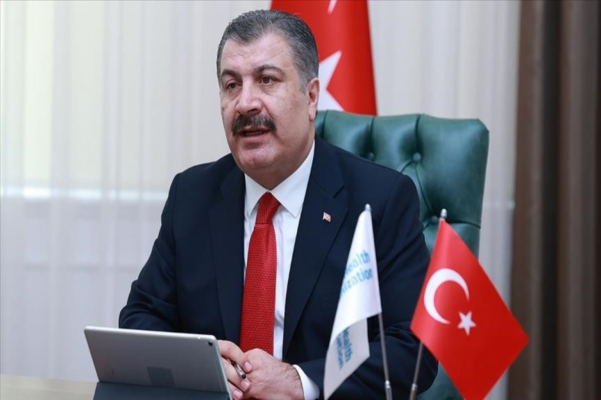 Health minister of Turkey Fahrettin Koca