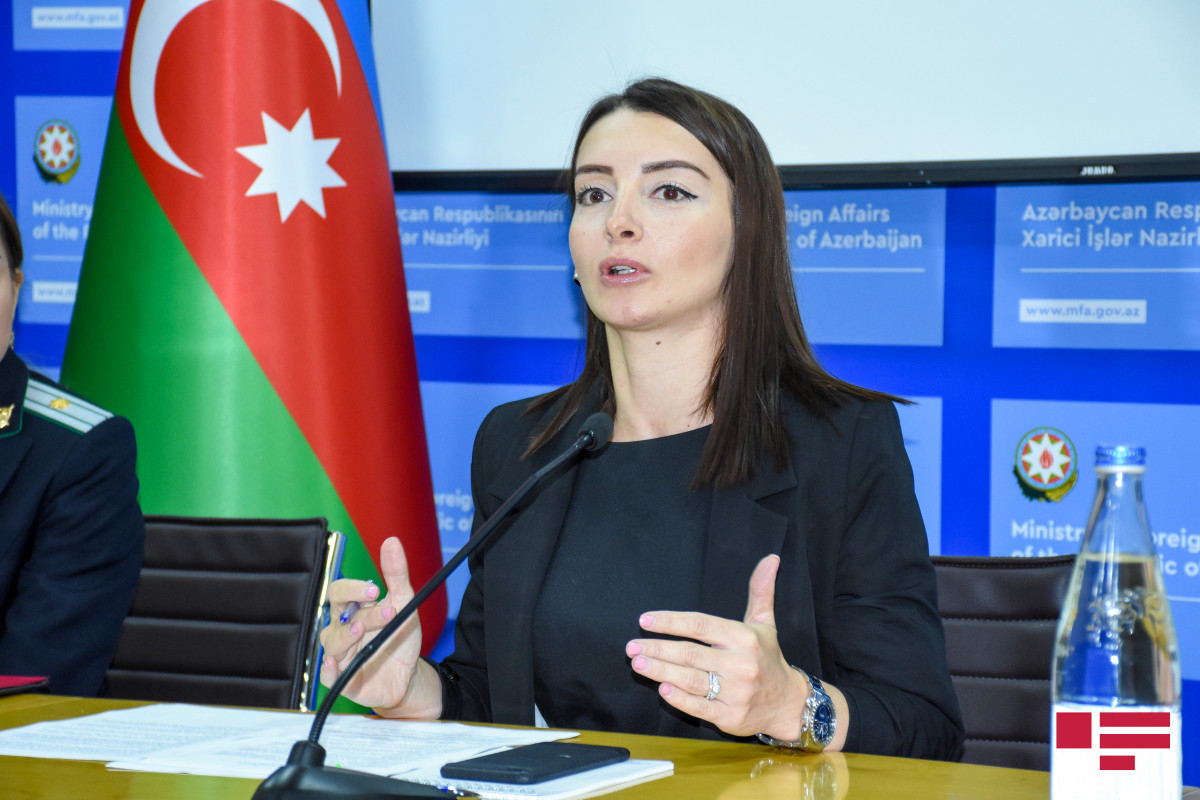 Leyla Abdullayeva, head of the press service of the Azerbaijani Foreign Ministry