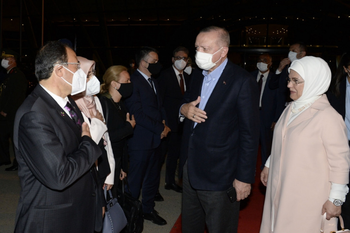 Turkish President Recep Tayyip Erdogan completes official visit to Azerbaijan