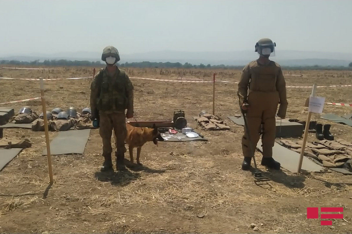 Media tour organized in order to view demining in territories liberated from occupation