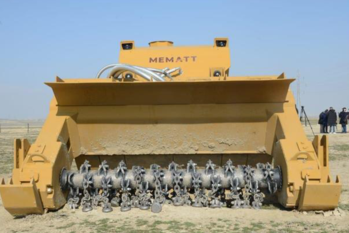 10 MEMATT vehicles purchased from Turkey involved in demining the liberated areas-VIDEO 