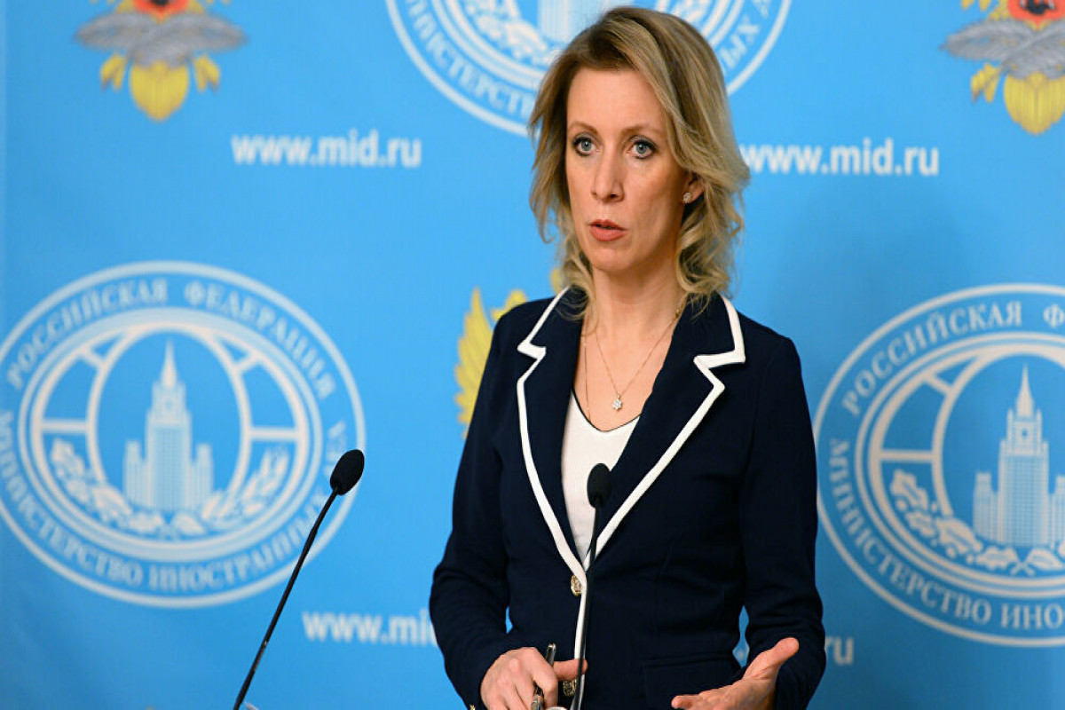 Russian Foreign Ministry spokeswoman Maria Zakharova
