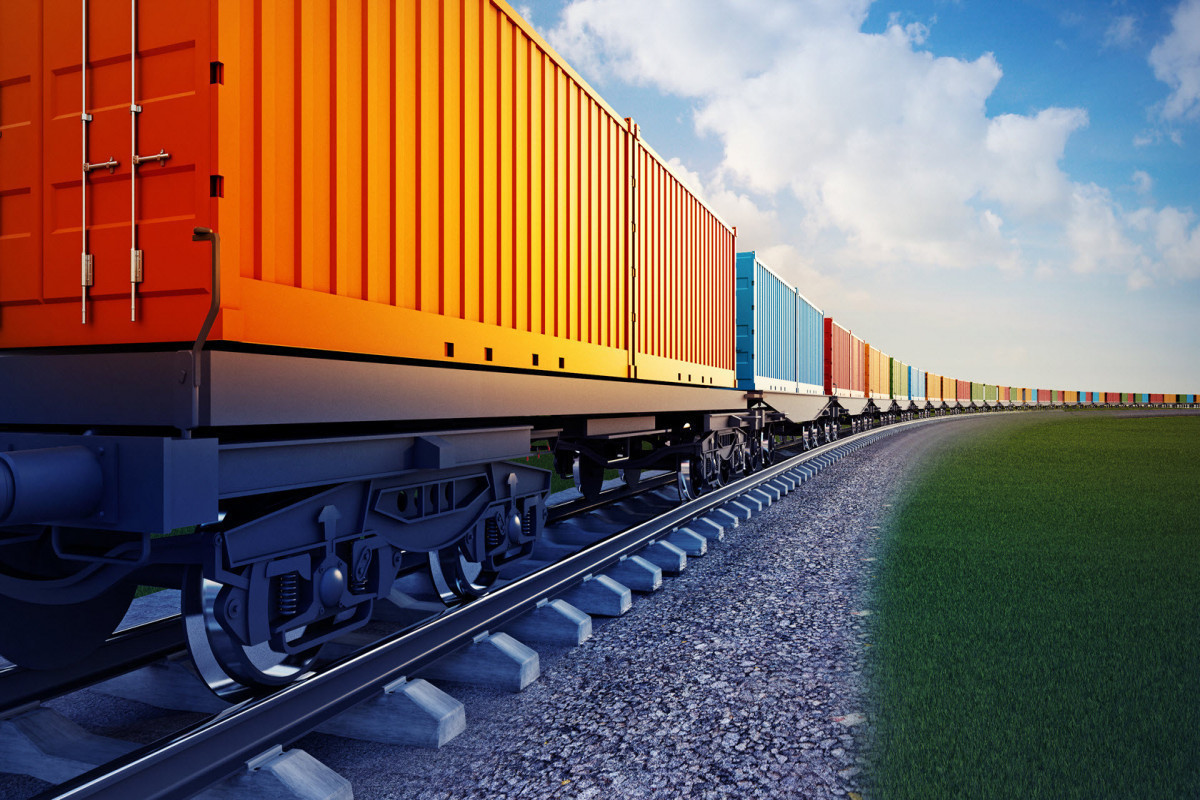 First container block train from Finland heading to India to pass through Azerbaijan
