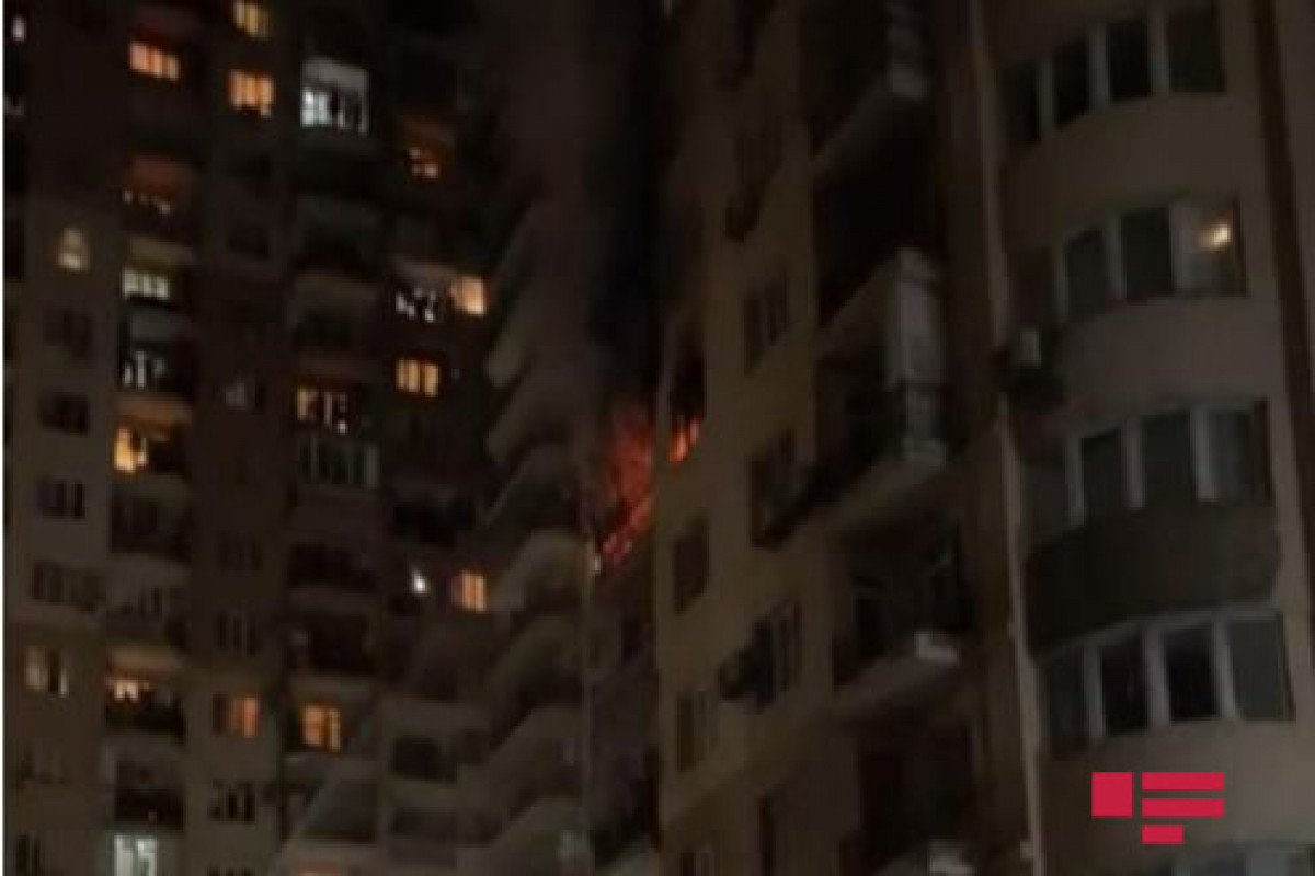 Firefighters extinguish high-rise fire in Baku-VIDEO -UPDATED 