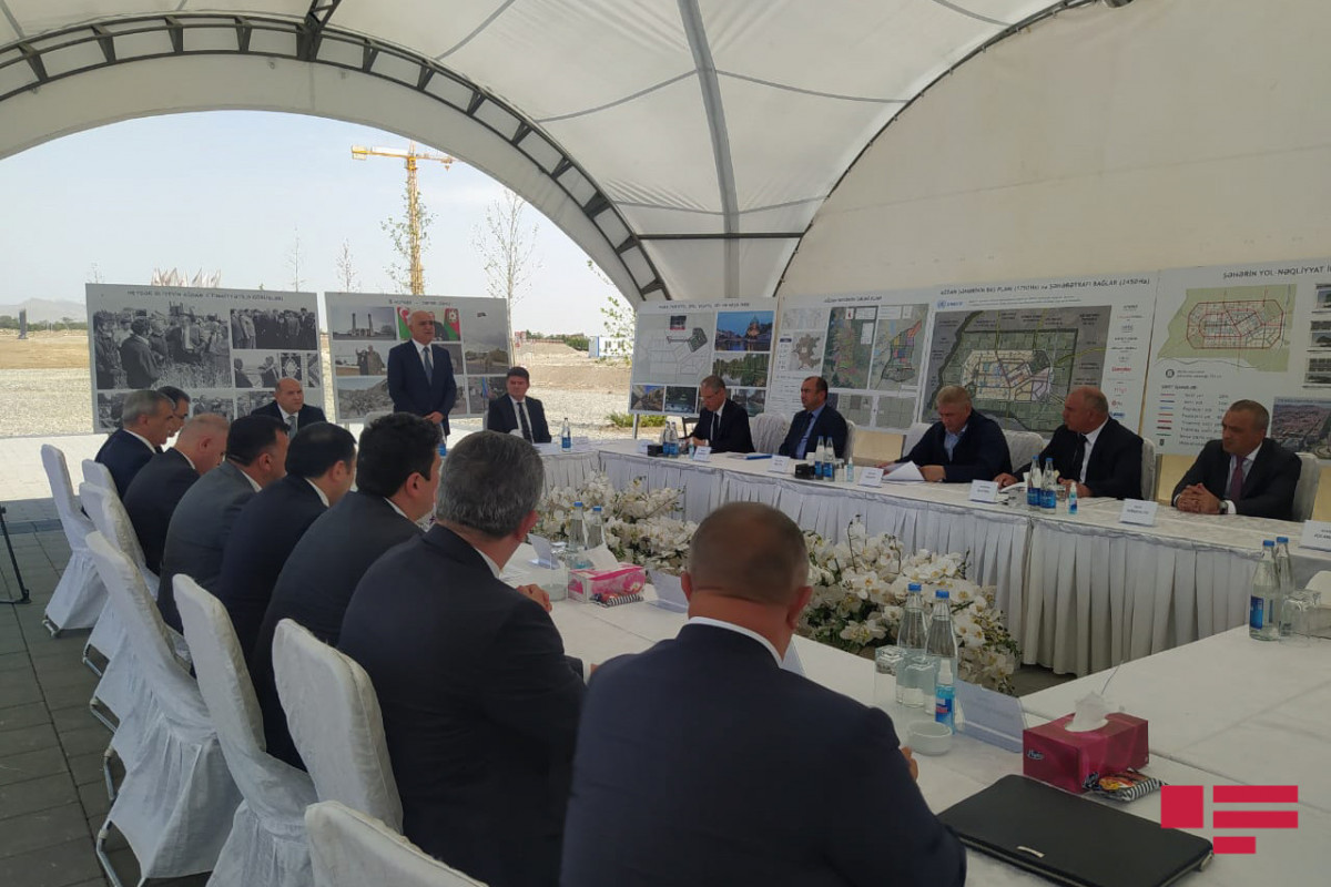 Meeting of commission to assess water resources in liberated part of Aghdam from occupation being held
