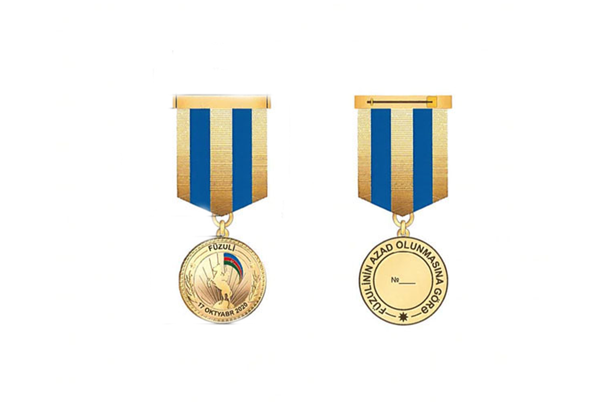 Servicemen of Armed Forces awarded the medal "For the release of Fuzuli"