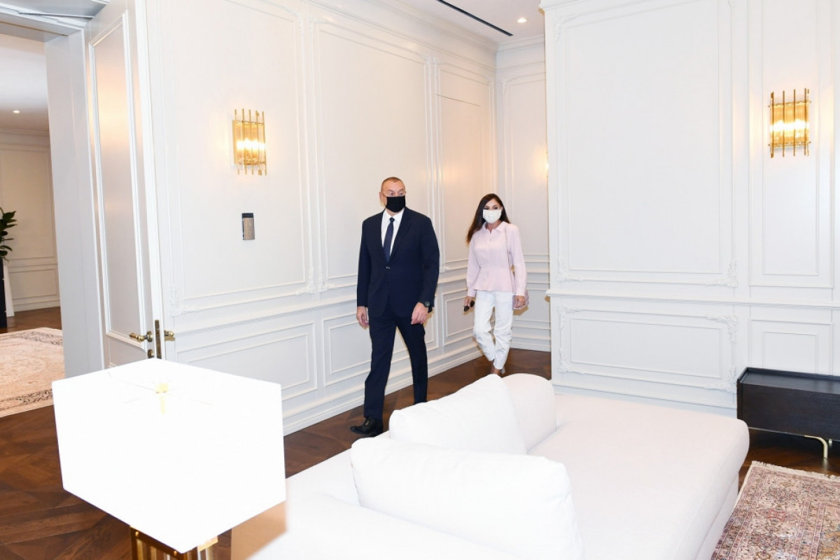 President Ilham Aliyev viewed conditions created at Gulustan Palace after renovation