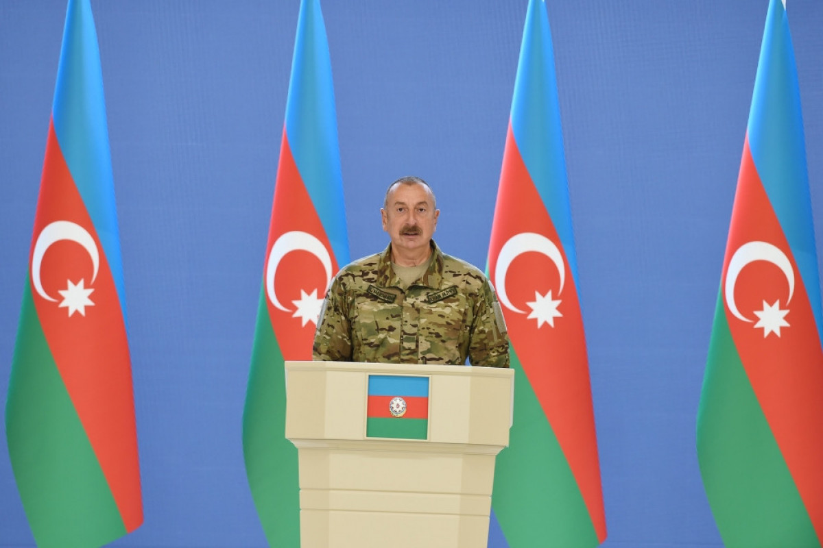 President Ilham Aliyev met with leadership and a group of military personnel of Azerbaijani Army on Armed Forces Day-UPDATED 