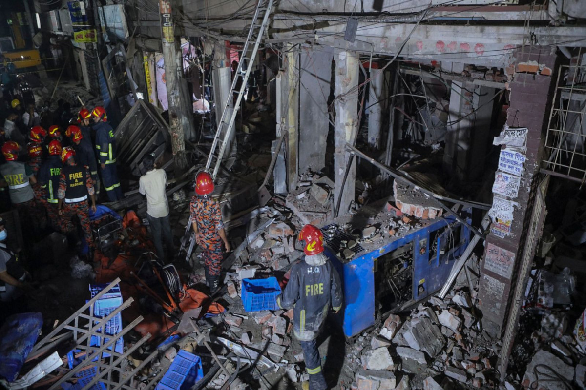 7 killed, dozens injured in building collapse after explosion in Bangladesh