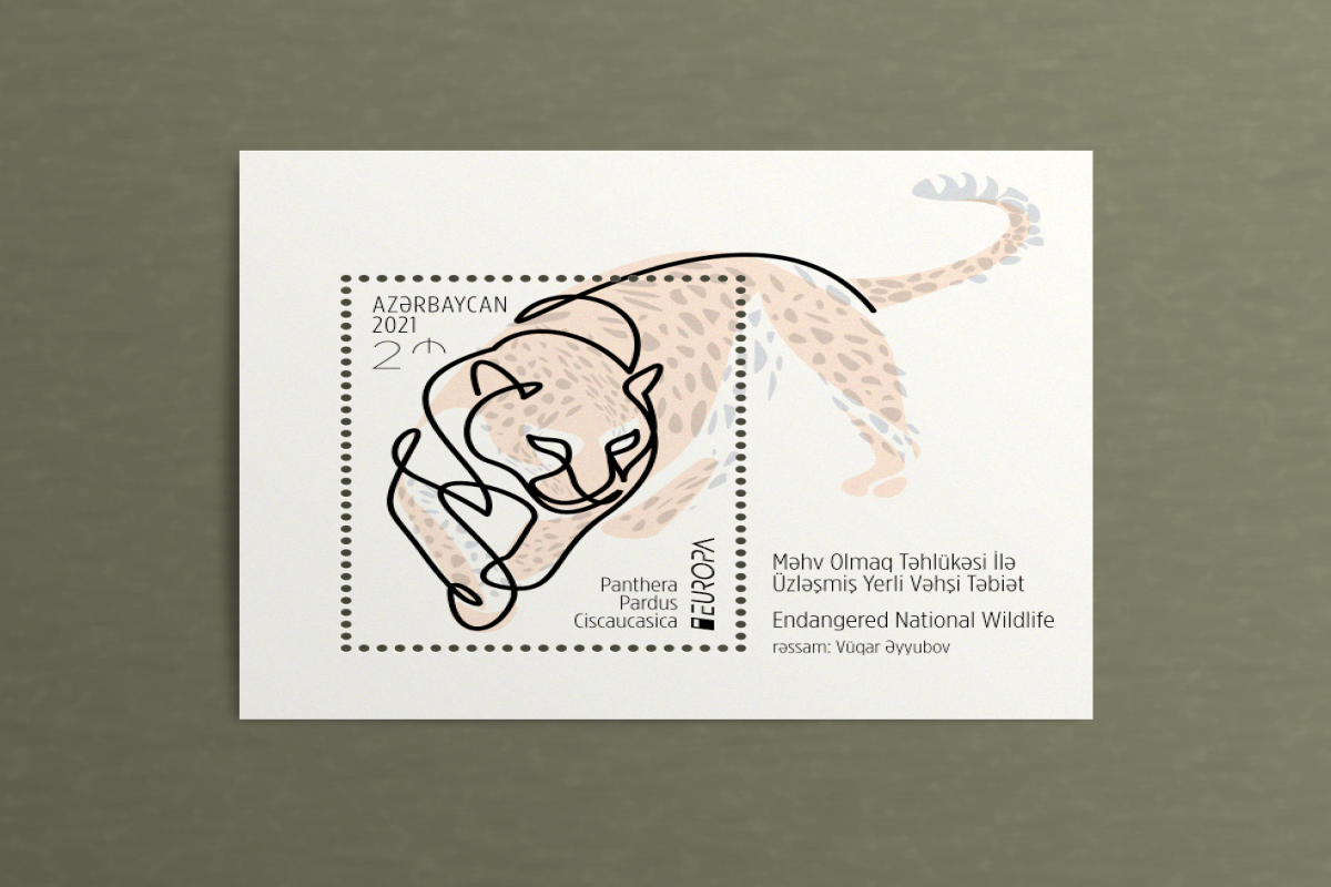 Postage stamp representing our country at EUROPA 2021 competition issued-PHOTO 