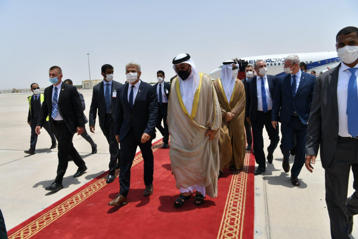 Israeli foreign minister in UAE on first official visit