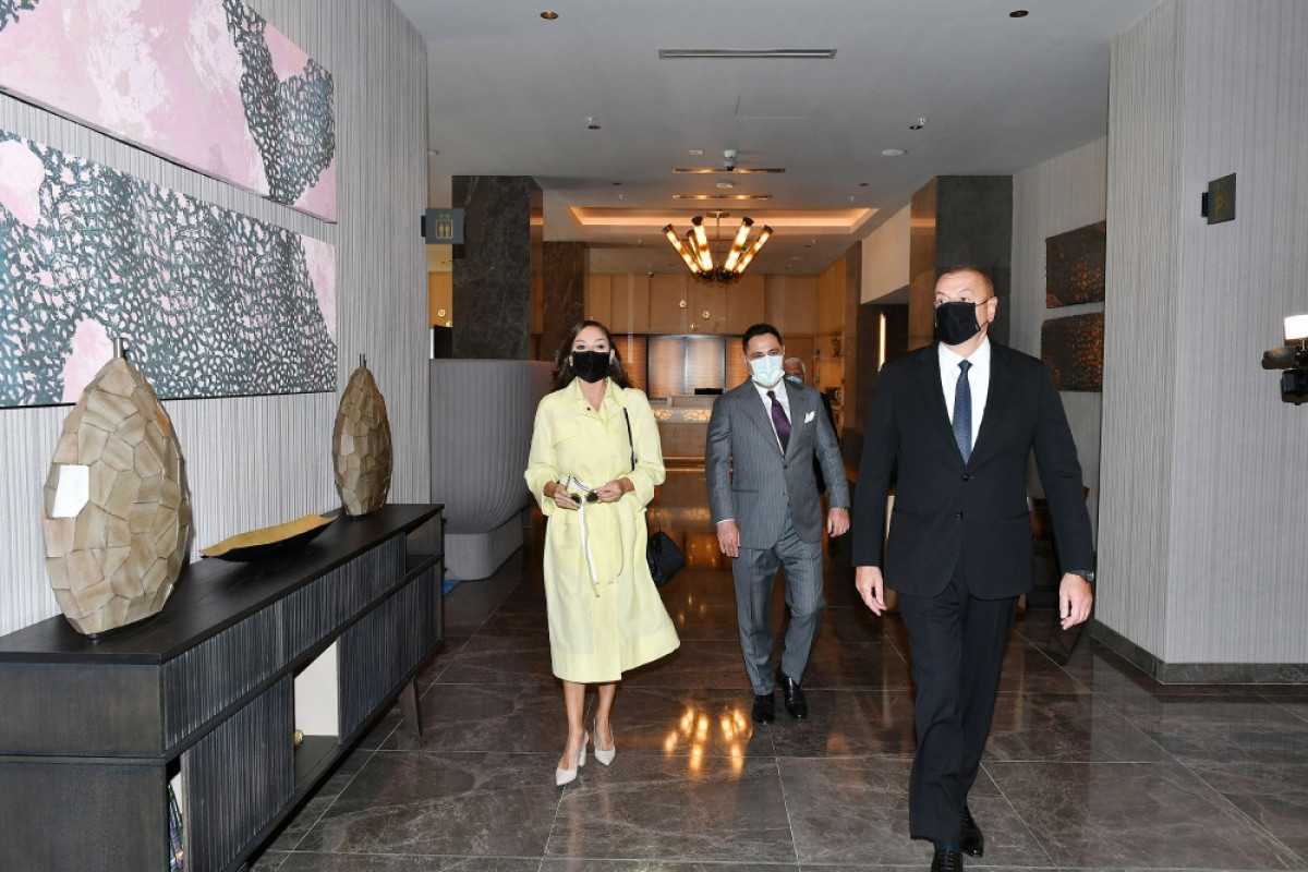 President Ilham Aliyev attended opening of Courtyard by Marriott Baku hotel