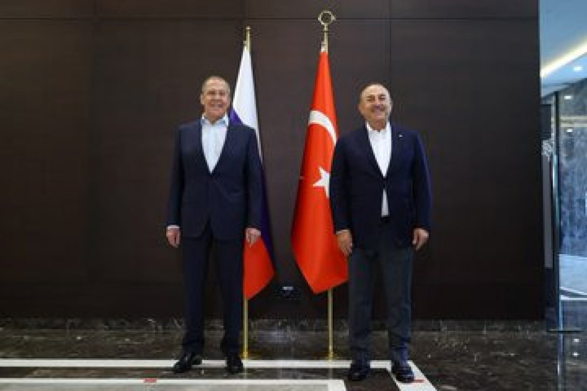 Turkish and Russian FMs meet-PHOTO 