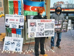 “Silent” protest held in Boston regarding Khojaly genocide