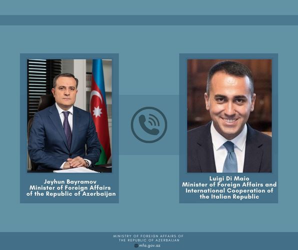 Azerbaijani and Italian FMs hold phone conversation