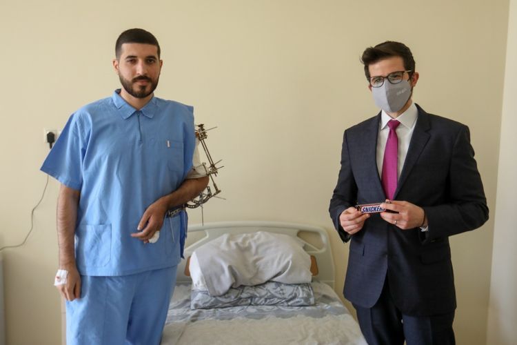 Israeli Ambassador visits medical institution, where veterans are treated - VIDEO