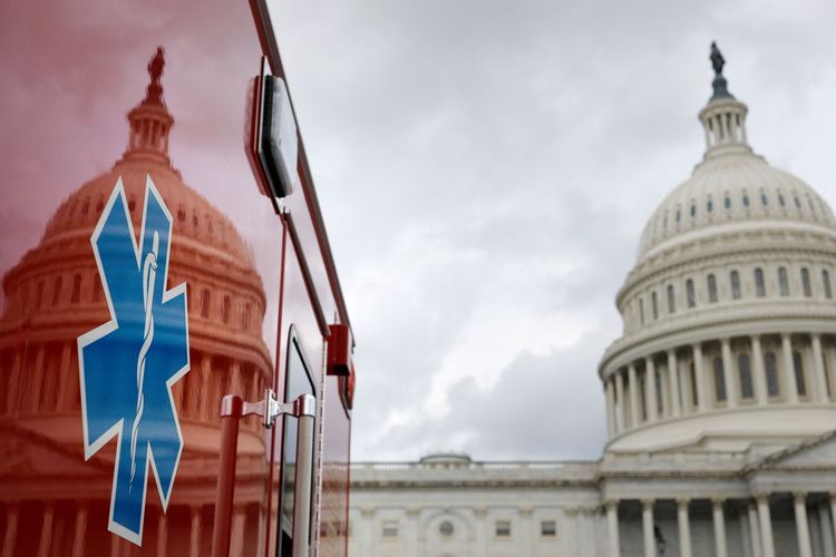 Senate delays debate on Biden's $1.9 trillion COVID-19 bill while it is read aloud