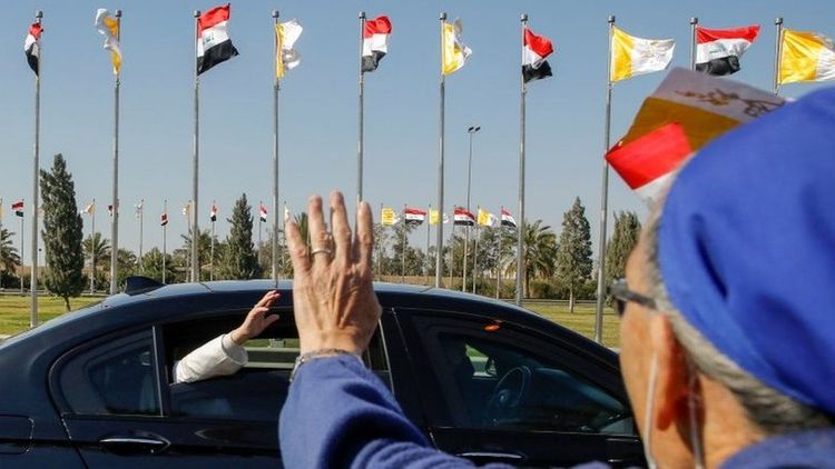 Pope Francis begins historic Iraq visit despite virus and security risks