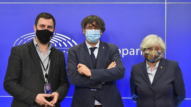 EU Parliament strips Puigdemont, two other Catalans of immunity
