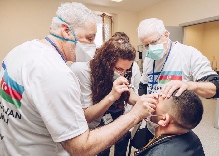 Israeli doctors completed examination and treatment of Azerbaijani veterans - VIDEO