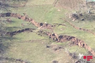 Landslide occurs in Astara, Azerbaijan