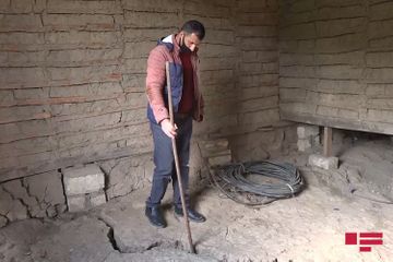 Landslide occurs in Astara, Azerbaijan