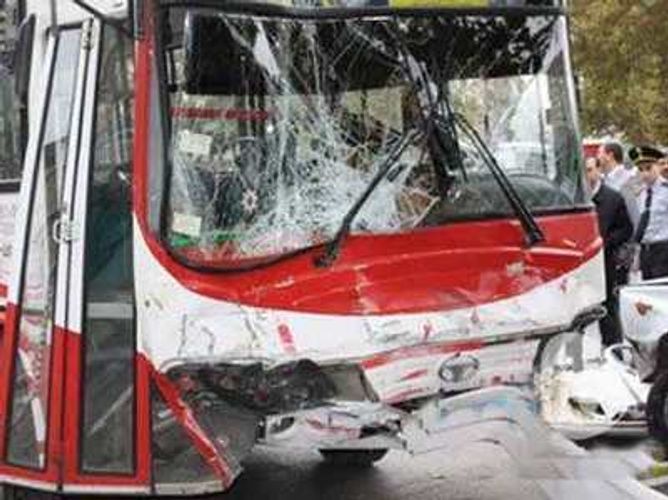 Train-bus collision kills one in Azerbaijan's Sumgait
