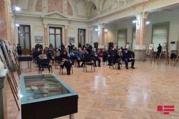 Exhibition held on occasion of commemoration day of Mirza Fatali Akhundov in Tbilisi