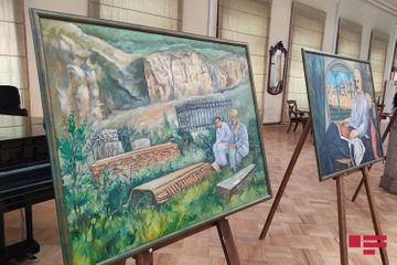 Exhibition held on occasion of commemoration day of Mirza Fatali Akhundov in Tbilisi
