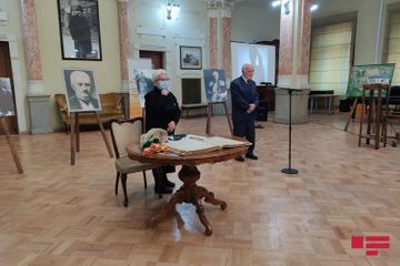 Exhibition held on occasion of commemoration day of Mirza Fatali Akhundov in Tbilisi