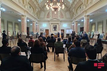 Exhibition held on occasion of commemoration day of Mirza Fatali Akhundov in Tbilisi