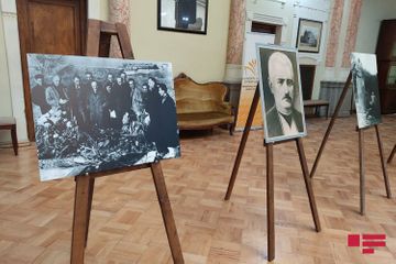 Exhibition held on occasion of commemoration day of Mirza Fatali Akhundov in Tbilisi